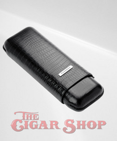 Prometheus Prometheus Tejus Black Two Cigar Case (60 Ring Gauge)