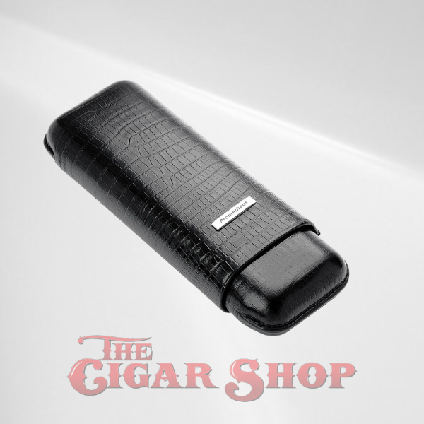 prometheus cigarette case Leather Cigar Cases In Two Different Sizes Luxury Cigar Club Prometheus Cutter H Protective Leather