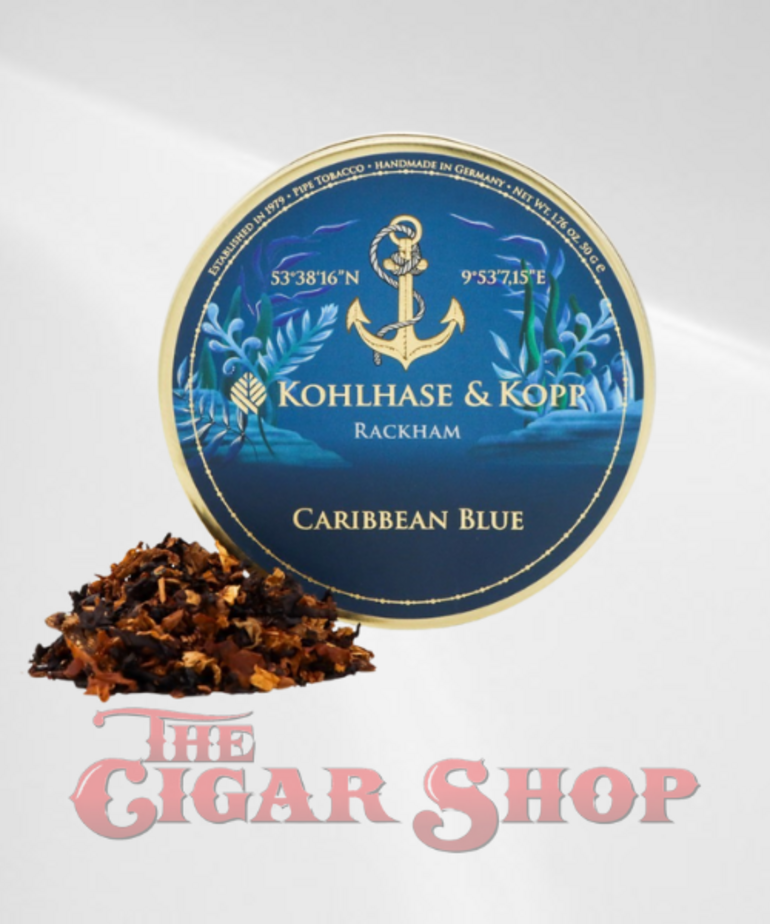 Kohlhase & Kopp Caribbean Blue Pipe Tobacco Tin of 50 Grams
