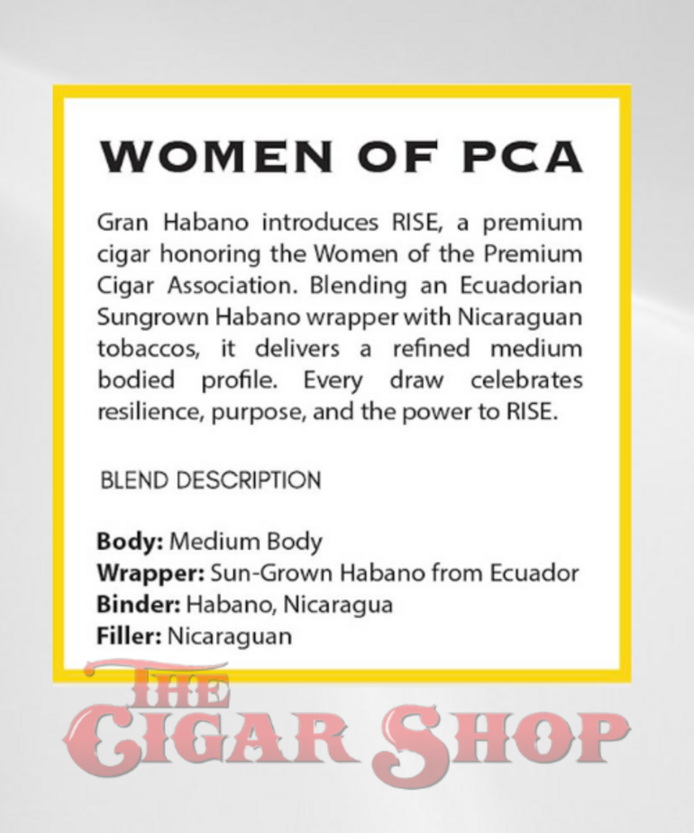 Gran Habano Gran Habano Women of PCA 6x54 Box of 10