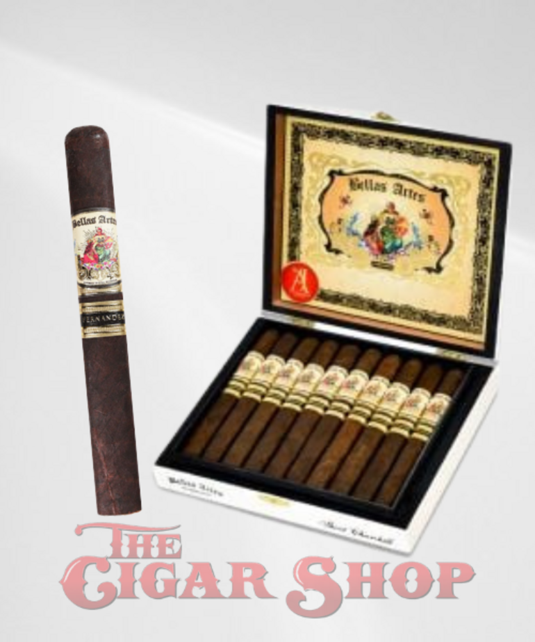 Bellas Artes by AJ Fernandez Maduro Short Churchill 6x48 Box of 20
