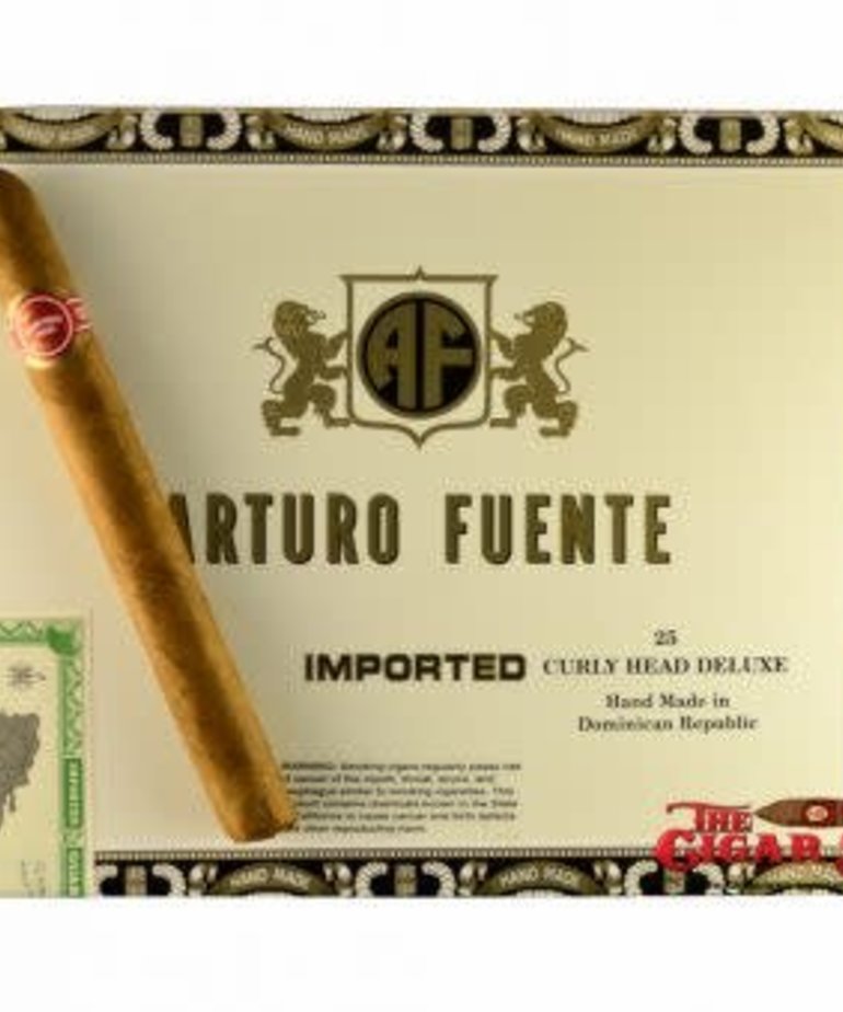 Arturo Fuente Curly Head Deluxe Natural 6 3/8x44 Box of 25