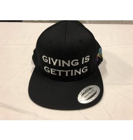 Flexfit Snapback Pro Style Cotton Twill Hat 2-Location Giving is Geting