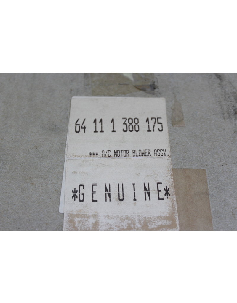 BMW Blower unit for BMW E-32 E-34