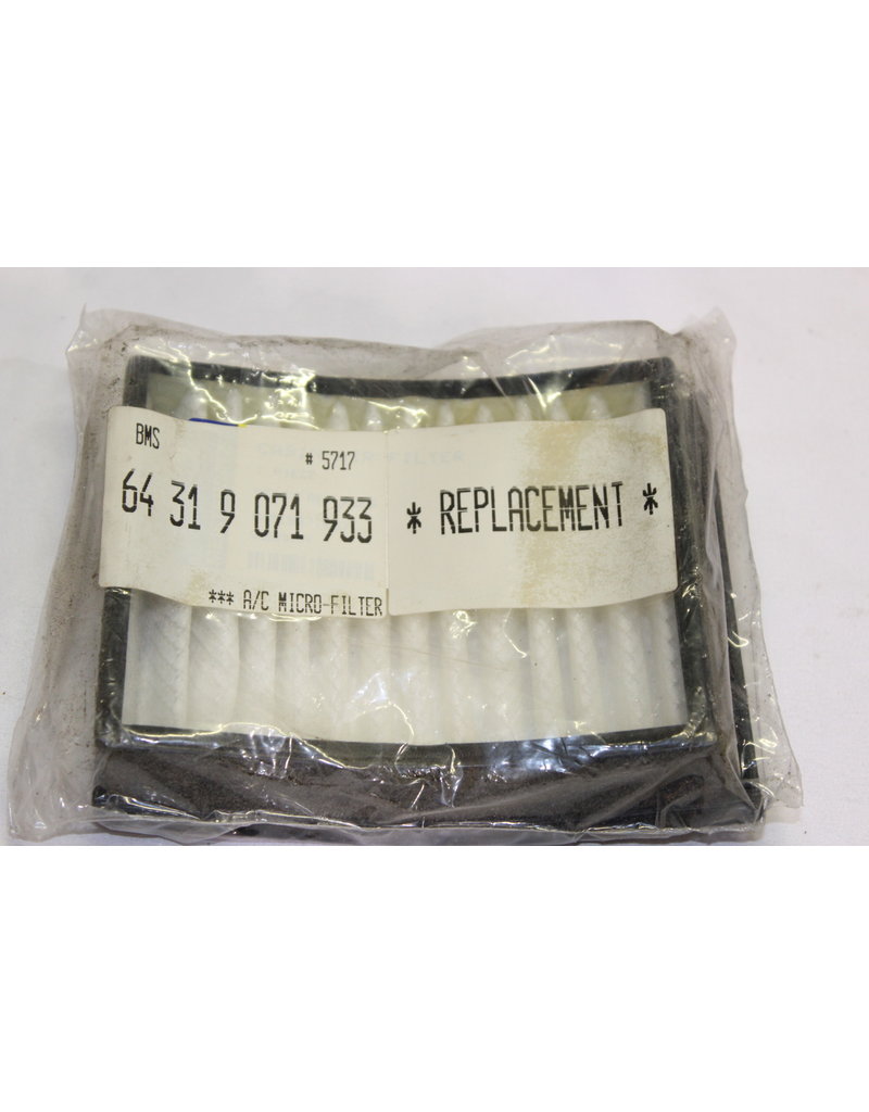 Vemo A/C cabin filter for BMW E-36