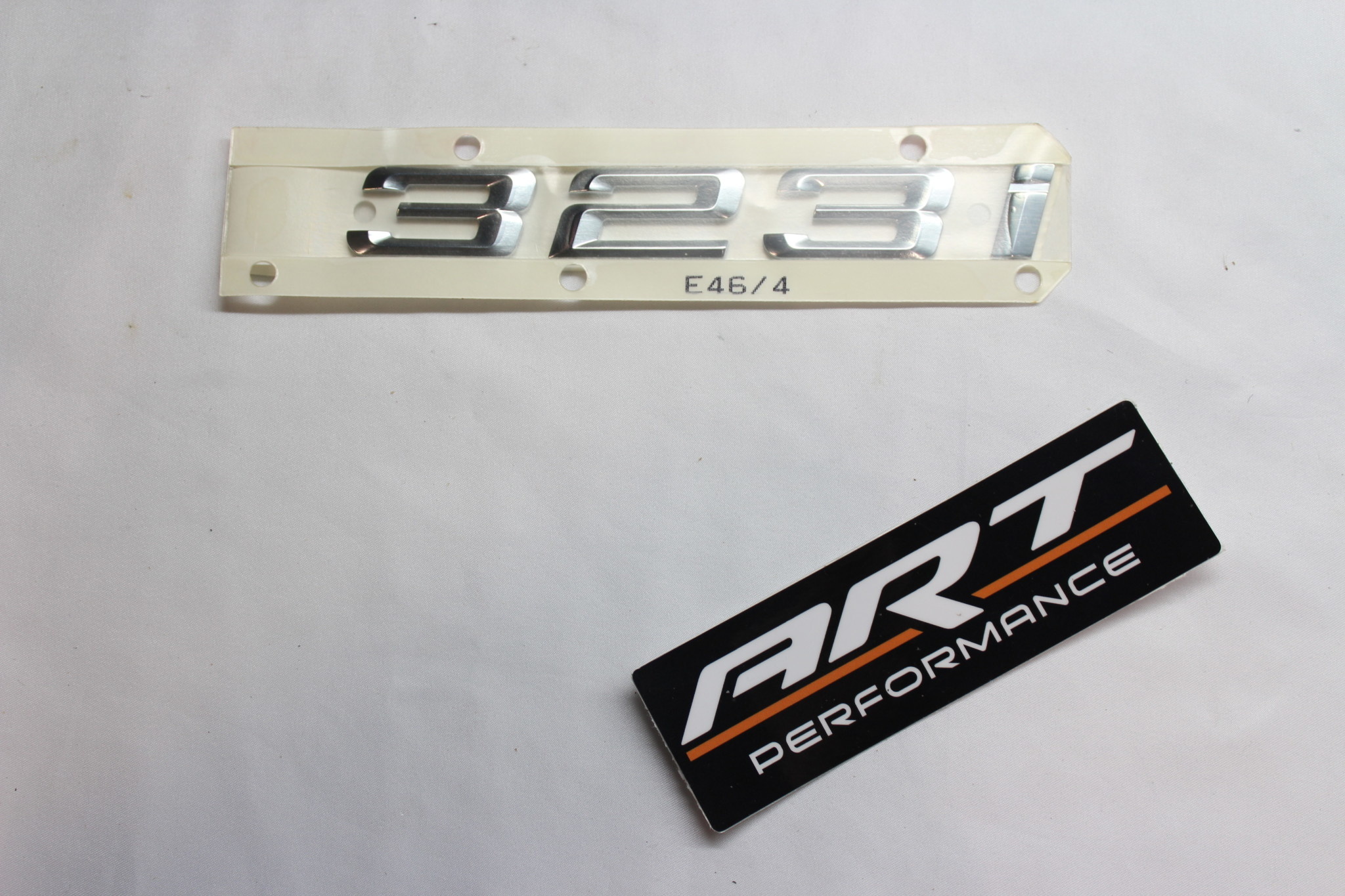 Trunk emblem for BMW 323I E-46 - A R T Performance, image size:2048x1365