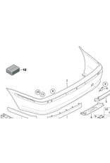 BMW Rear bumper panel primed for BMW E-46