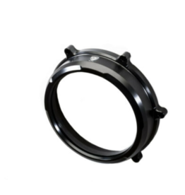 CNC aquarium clutch cover black for Ducati Panigale 1299
