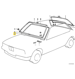 BMW Vedacao do parabrisa para  BMW E-23