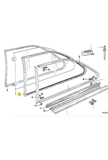 BMW NOS window sealing rear left for BMW E-21