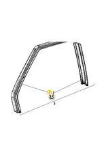 BMW Front window guide for BMW E-12