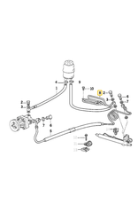 BMW Power steering hose (without coil) for BMW E-36
