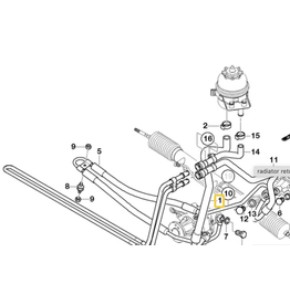 BMW Power steering suction hose for BMW E-53