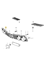 BMW Headlamp front right grill for BMW E-28