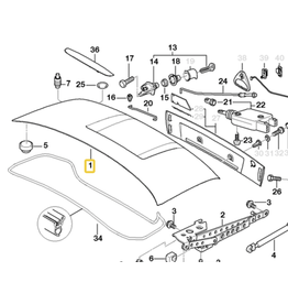BMW Tampa porta malas para  BMW Z3