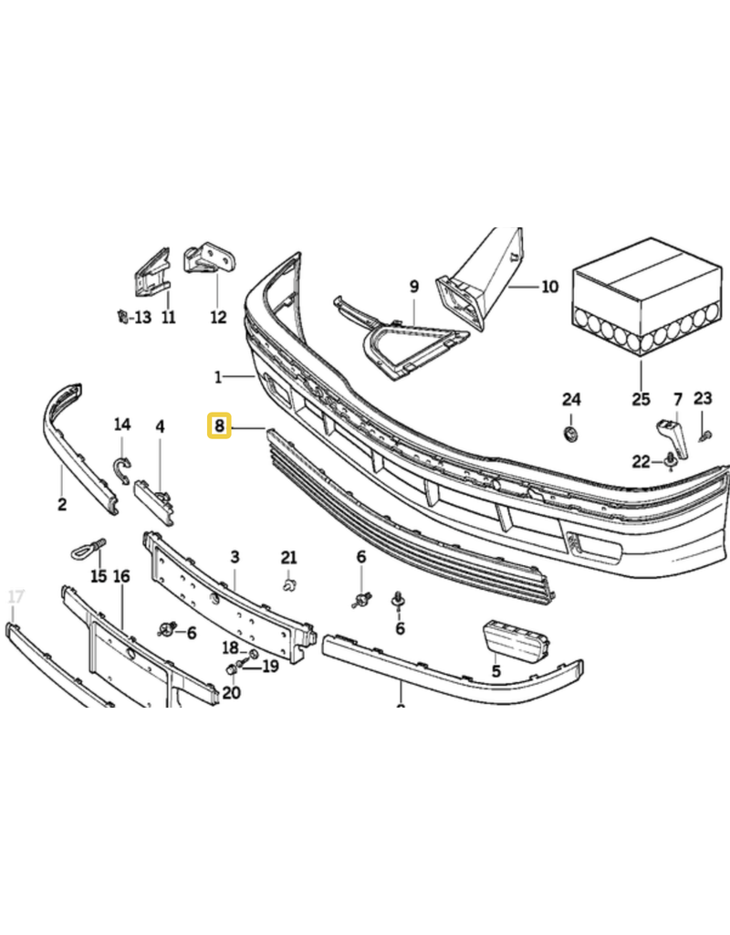 BMW Open grid for BMW E-36