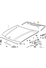 BMW Engine hood gasket for BMW E-36