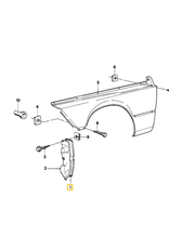 BMW Front panel rubber seal for BMW E-12 E-21