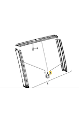 BMW Left rear window guide for BMW E-12