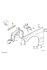 BMW Junta paralama para  BMW E-36