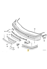 BMW Front bumper corner molding with PDC for BMW E-38