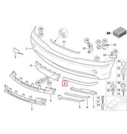 BMW Right side bumper for BMW E-36