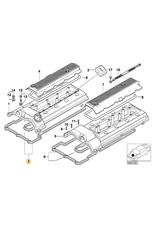 BMW Valve cover gasket for BMW E-39 M5 Z8 cal 1-4