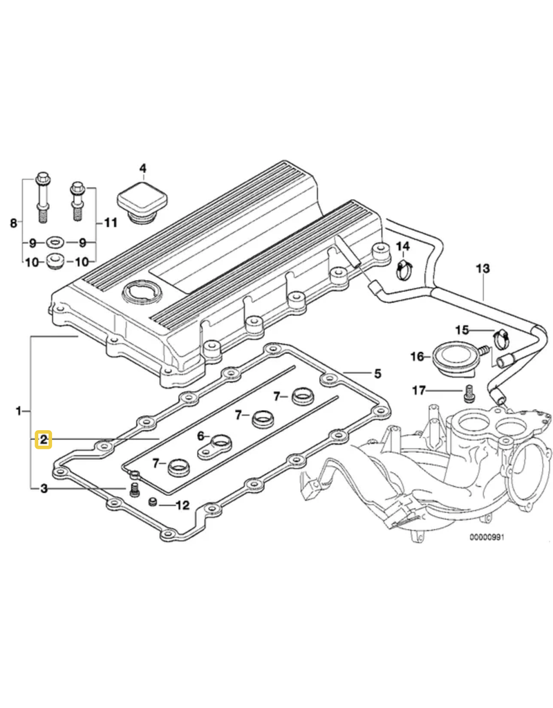 BMW Cano de oleo para  BMW E-36