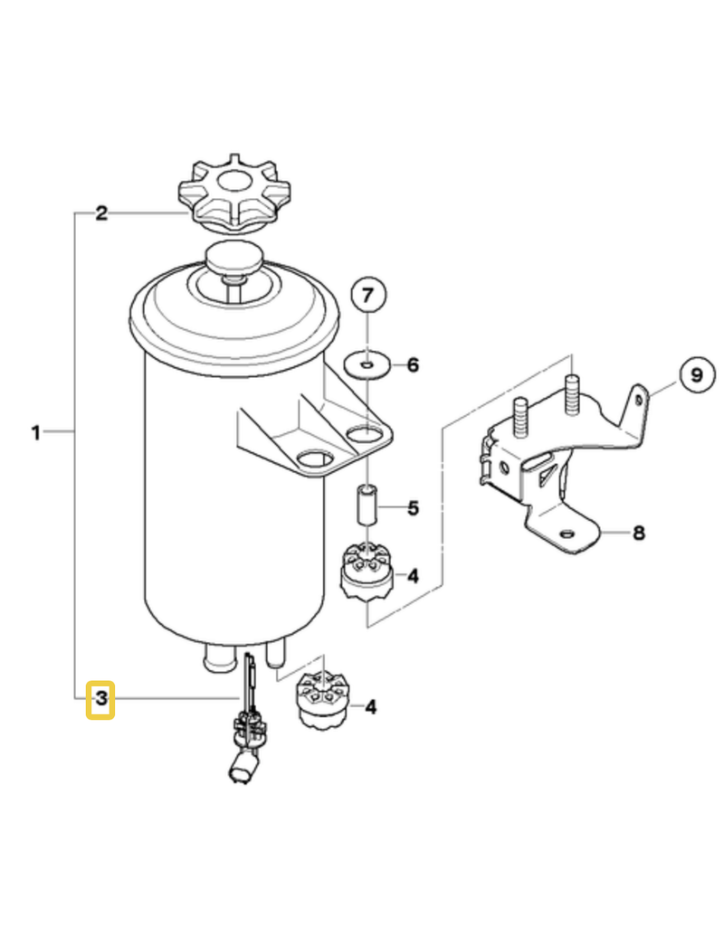 Sensor de nivel para  BMW E-60 E-70 E-52