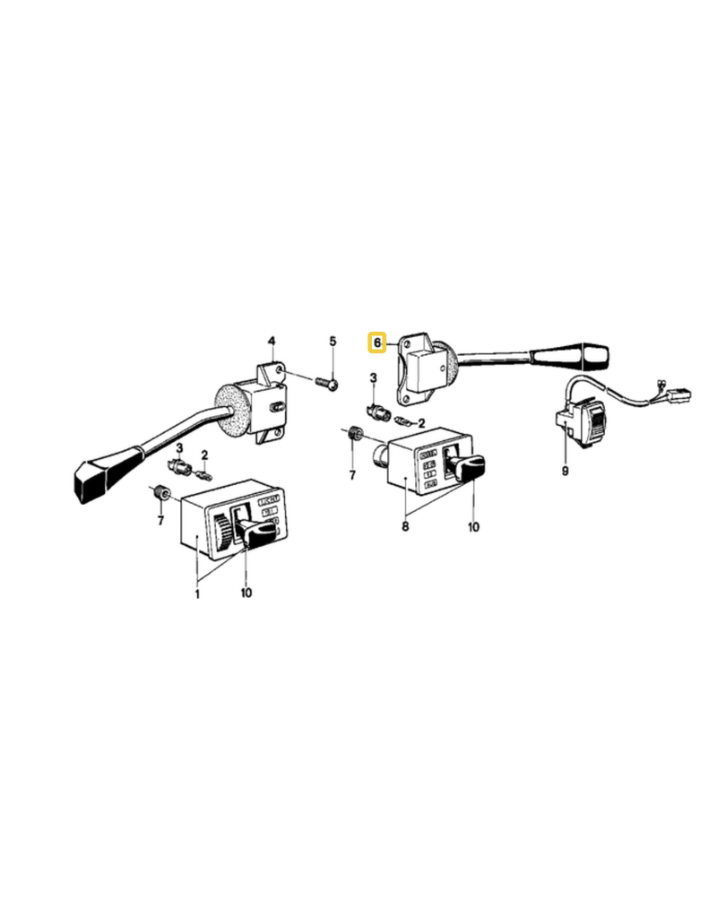 BMW Alavanca limpador de para brisa para  BMW E-23