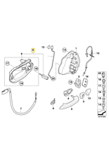 BMW Door handle outer left for BMW E-36