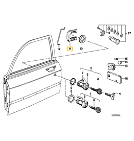 BMW Clamp for BMW E-12 E-23 E-24 E-28
