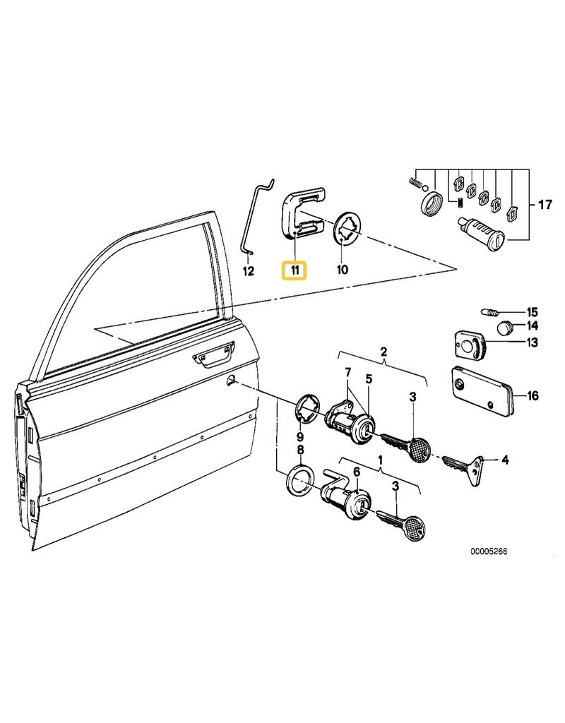 BMW Clamp for BMW E-12 E-23 E-24 E-28