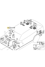 BMW Speaker mounting clip for BMW E-32 E-34