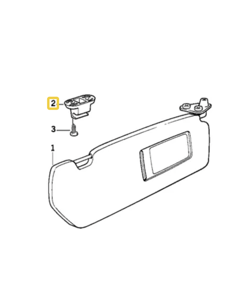 BMW Suporte quebrado para  BMW E-34 E-36