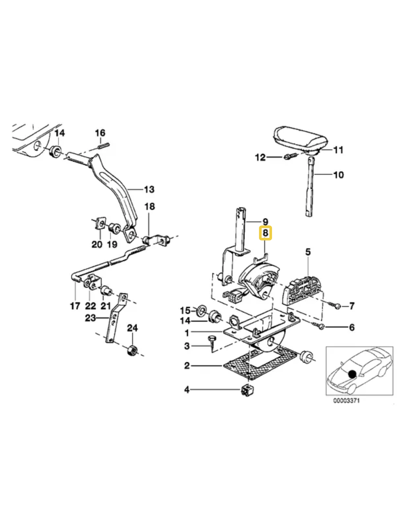 BMW Sensor de transmission para  BMW E-30