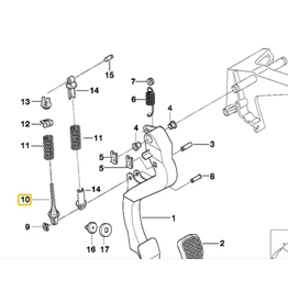 BMW Clutch pedal Locking pin for BMW E-36 Z3