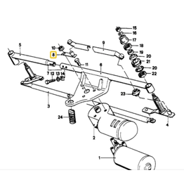 BMW Braco do limpador para  BMW E-23