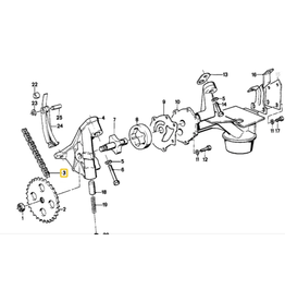 BMW Corrente bomba de oleo para  BMW E-24 E-28 E-32 E-34