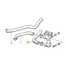 Elaplast Mangueira d'agua para  BMW E-23 E-24 E-28