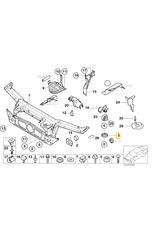 BMW Engine compartment lid centric for BMW E-46