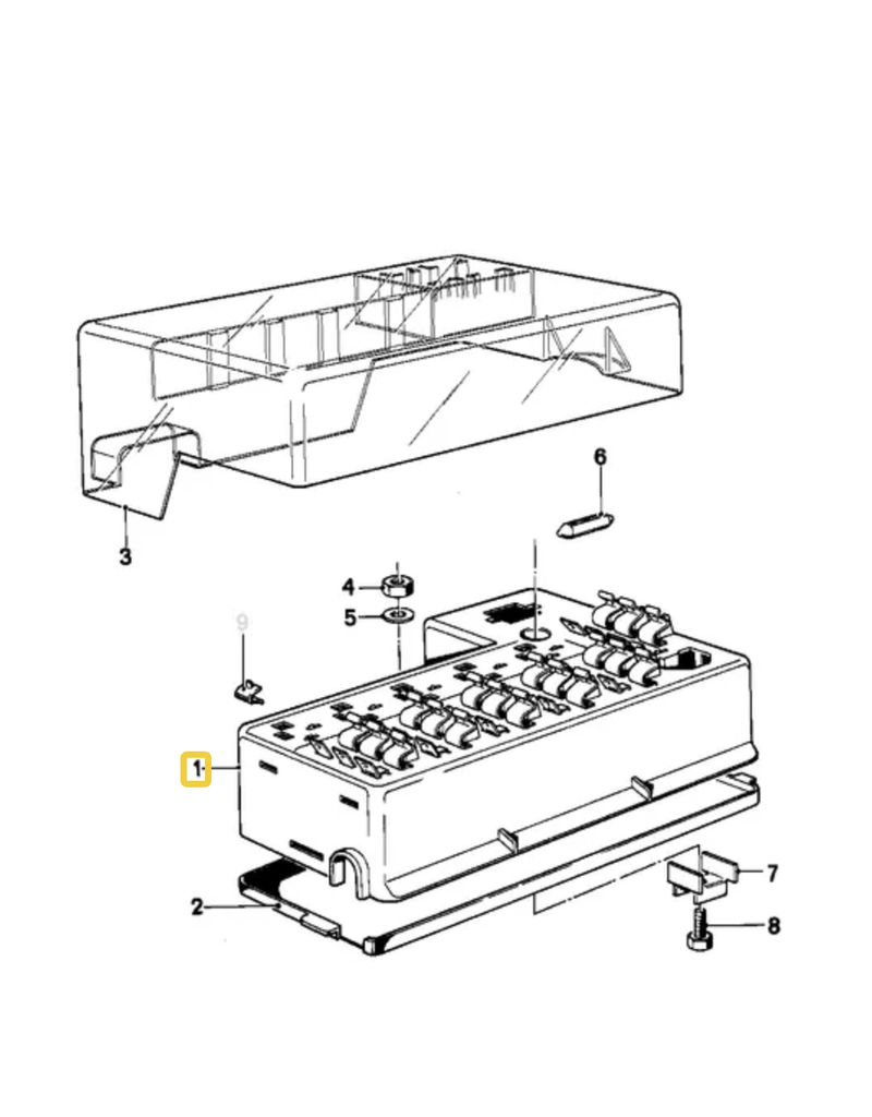 BMW Caixa fusible para  BMW E-21