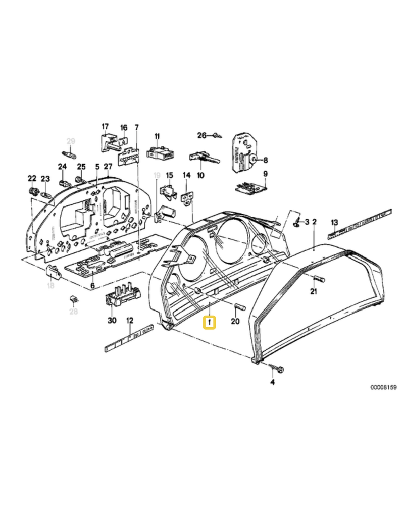 BMW Dashboard support for BMW E-30