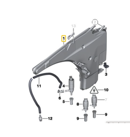 BMW Reservatorio limpador para-brisa para  BMW E-82 E-88 E-90