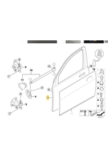 BMW Front door left for BMW E-65 7 series