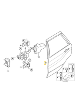 BMW Rear door right for BMW E-53 X5