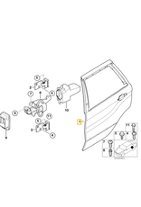 BMW Rear door left for BMW X5 E-53