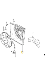 BMW Fan shroud for BMW E-36