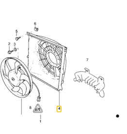 BMW Acabamento ventoinha para  BMW E-36