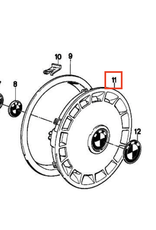 BMW Wheel cover 391mm for BMW